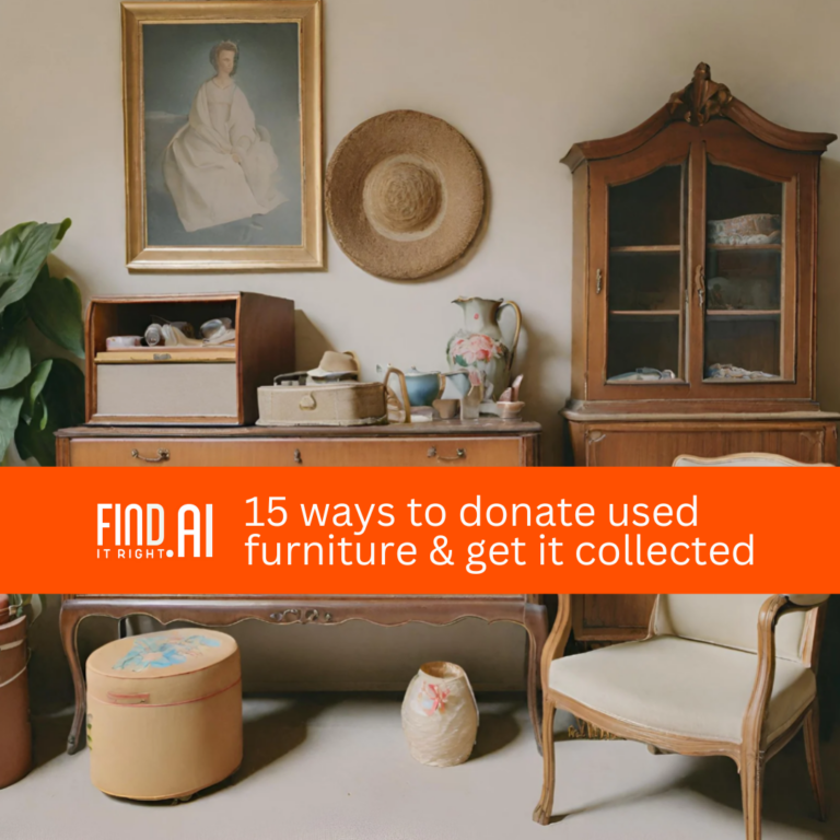 15 ways to donate furniture in the UK and get it collected for free